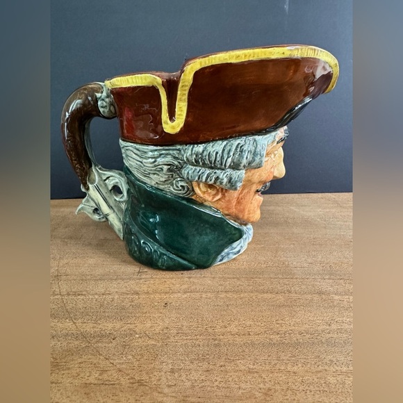 Vintage Large Royal Daulton Toby Jug DICK TURPIN Pitcher Porcelain Character Jug - Picture 3 of 6